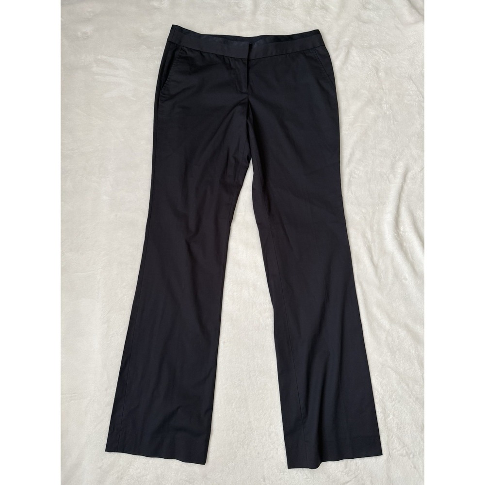 Tory Burch Womens Navy Blue Dress Pants Size 10 Bootcut Career Work Trousers